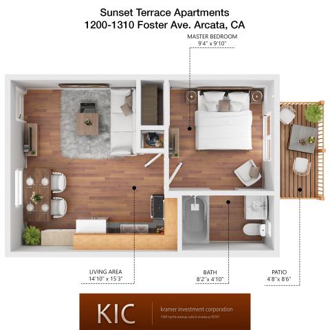 Sunset Terrace Apartments | Arcata Apartments | Kramer Investment